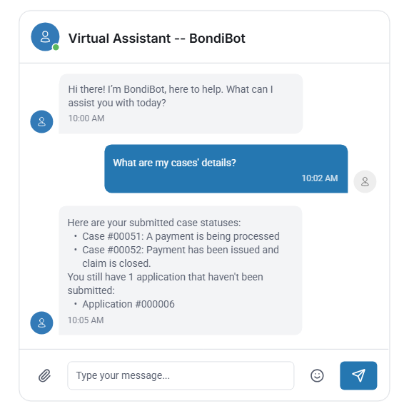 Live Case Lookup via API