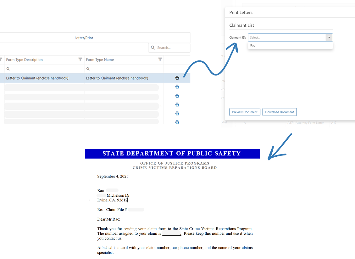Automated Letter Generation